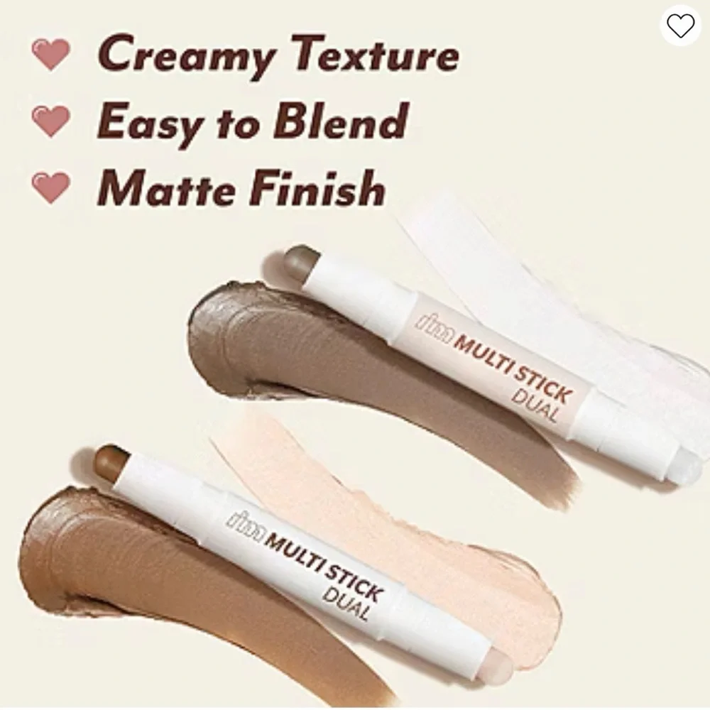 I'M MEME Multistick Dual Highlighter and Contour - Color: 002 Cool Contour - NEW
